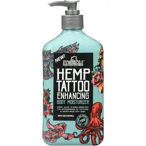 Malibu Hemp Tan Tattoo Enhancing Body Moisturizing Lotion, 12 fl. oz.