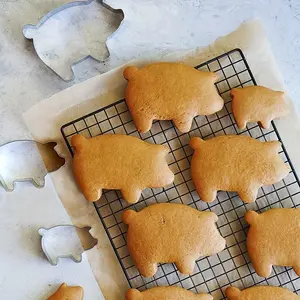 Stainless Steel Cookie Cutter in The Shape of a Pig