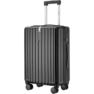 Carry  Luggage 22x14x9 Airline Approved, PC Lightweight luggage with Spinner Wheels, 20 Inch Hardside Carry- luggage with TSA Lock Rolling suitcase for Travel