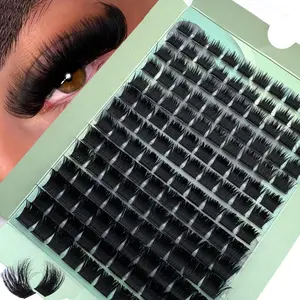 300D/200D/180D/160D/140/120D/110D Fluffy Lash Clusters Kit Thick Cluster Eyelash Extensions Individual Lashes Faux Mink Eyelash Clusters DDCurl 8-16MM Lash Extension Dramatic Eyelash Extensions Eyelashes Cmatic Eyelash Extensions Eyelashes Clusterslash Cl