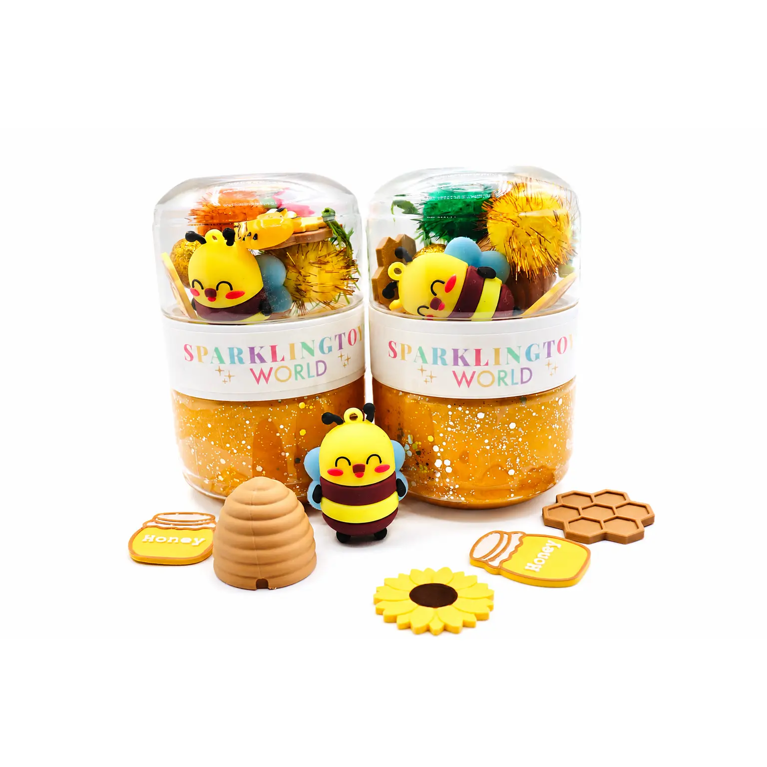 Bee On-The-Go Playdough Jar