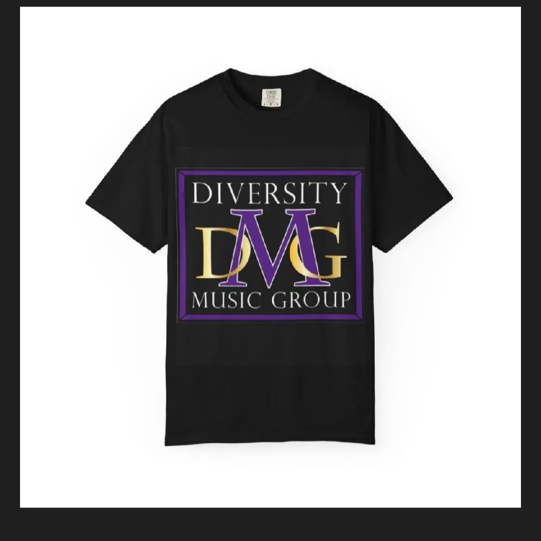 DMG Diversity Music Group Black Tee Shirt Hoodie Coffee Mug Water Tumbler Carrying Bag Set