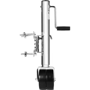 Trailer Jack, 1500 lbs Boat Trailer Jack, with 13 Inches Lift,6 Inch Dual Wheel, Zinc Coated Bolt-On Design for Boat, RV, Trailer, Camper