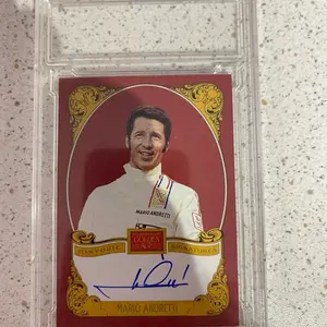 Panini Mario Andretti on card Auto- Collectible Trading Card Featuring original signature on card from Panini Golden Age Hobby box 2013