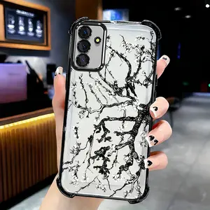 plum bossom SamsungS25PLUS  Anti-fall airbag case with reinforced corners fun design full coverage fashionable Ramadan strong protection cool design and vibrant colors. high-quality texture