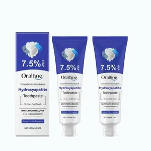 7.5% Nano Hydroxyapatite Toothpaste For Enamelrepair &Natural Whitening, Fluoride Free, Gentlemint,Fresh Breath,Pemutih Gigi,Daily Use For Oralhealth