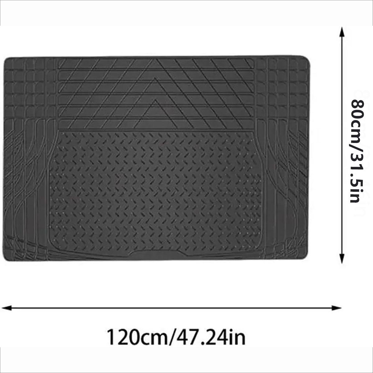 47.2*31.5in Car Cargo Liner All Weather Heavy Duty Trunk Liner Trimmable Floor Mat Universal Automotive Trunk Protection Mat for Cars SUVs Trucks
