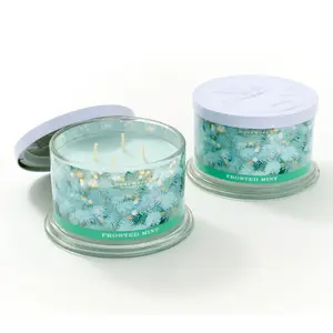 HomeWorx by Slatkin + Co. S/2 18oz Merry Pinkmas Candles