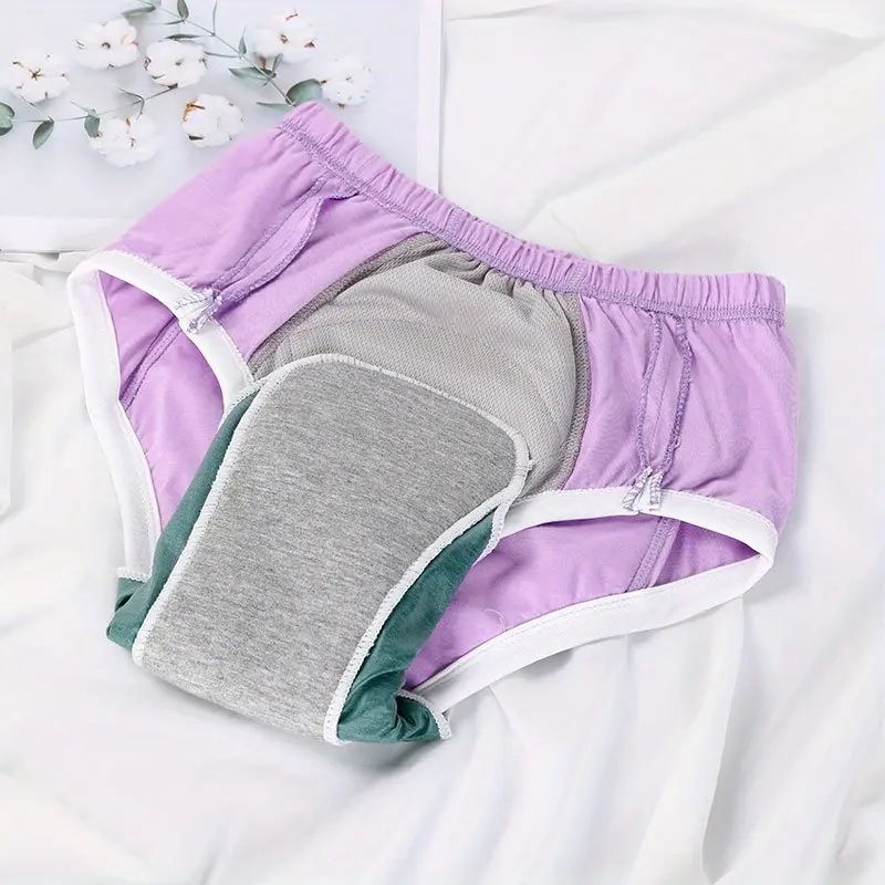 2 Reusable Incontinence Adult Nappies - Washable Nappies Are Comfortable, Noise-reducing, Solid-coloured, Family-friendly, Suitable For Bedridden Patients, The Elderly And The Incontinent, And Are Easy To Clean And Maintain.