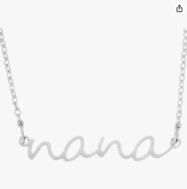 Nana Gift from Granddaughter Necklace for Women Grandma Grandkids Mothers Day Best Gifts for Nana