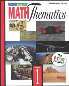 USED-McDougal Littell Maththematics: Student Edition Book 1 1999 by MCDOUGAL LITTEL (Hardcover)
