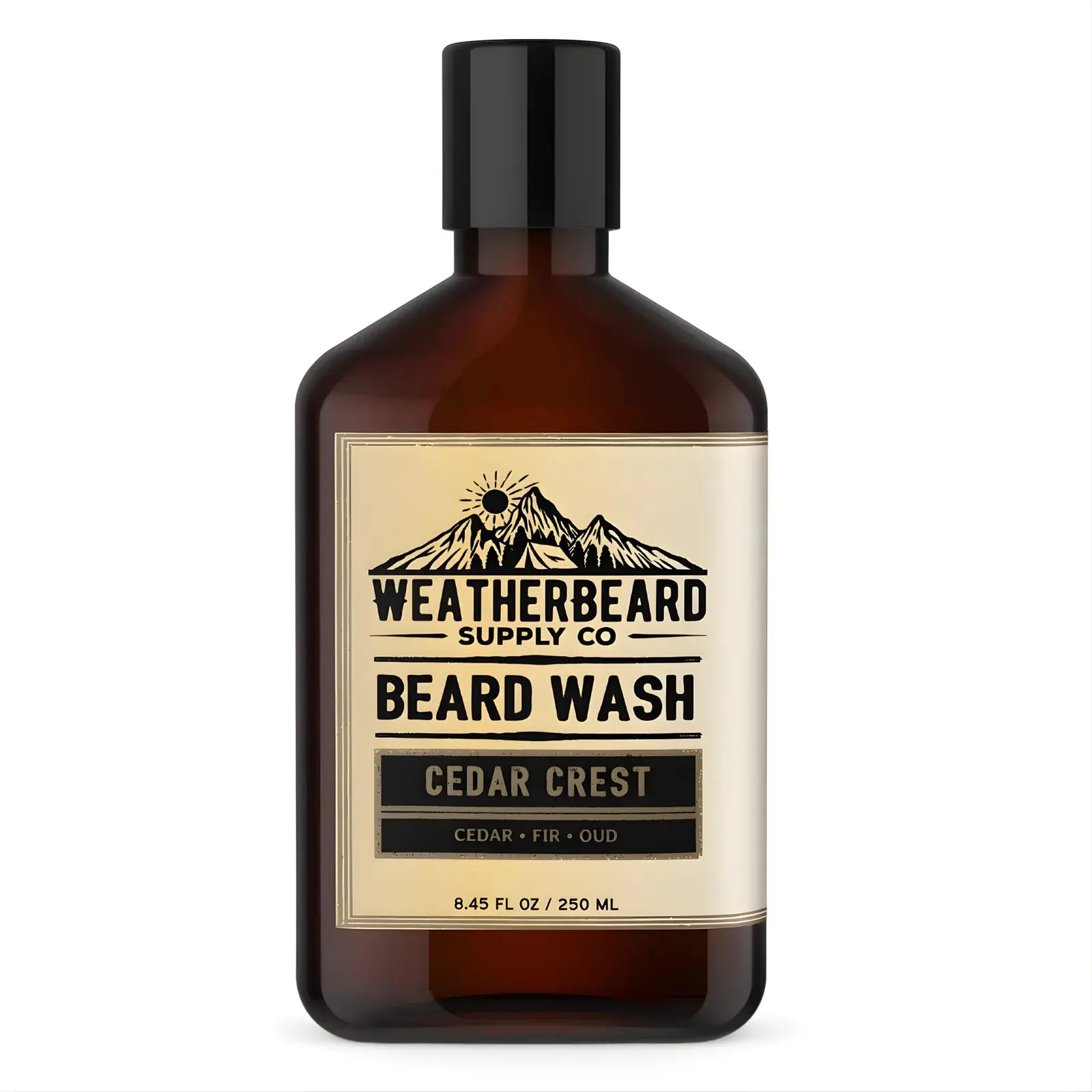 Cedar Crest Beard Wash - Cedar, Fir & Oud - Cleanses & Refreshes