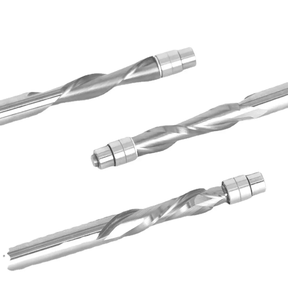 Solid Carbide Spiral Flush Trim Router Bit Set | Up Cut / Down Cut / Compression Trim Bits, 6mm & 1/4" Shank for CNC Woodworking
