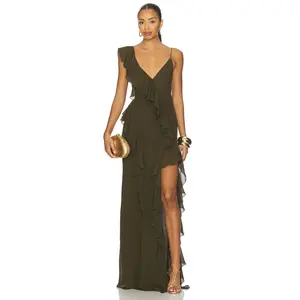 Ronny Kobo Olivialle Dress in Green