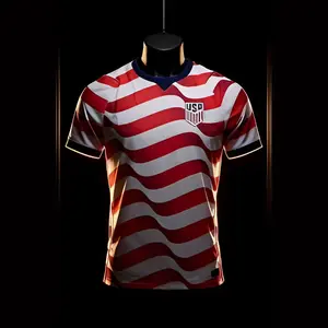 National Team Jersey 2026 World Cup Unique Wave Pattern Player Version Premium Polyester Fabric Breathable Authentic Fit