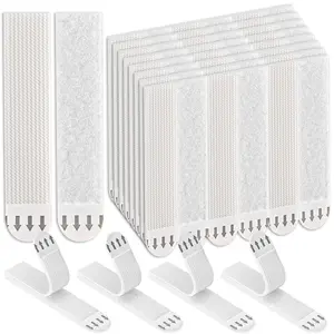 Picture Hanging Strips, 24 Pairs (48 Strips) Heavy Duty Sticky Picture Hanging Strip, Use to Hang Picture Frames and Christmas Hooks, Removable  Free, Hang Pictures on The Wall Without Nails