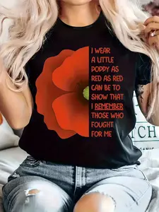 Plus Size - Plus Size - Casual T-Shirt for Plus Size Women, Featuring a Round Neck, Short Sleeves, And a Slightly Stretchy Material, Designed for Comfort in for all Seasons