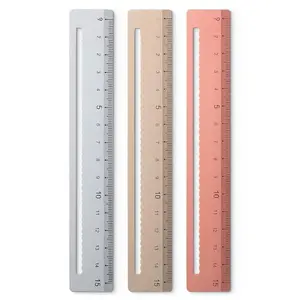 - Steel Rulers, 3 count, 15cm, , , Rose , Centimeter Ruler, Metric Metal Ruler Set, mm Ruler, Metal Rulers, Small Metal Ruler Metal Straight Edge, Steel Ruler, Standard Ruler