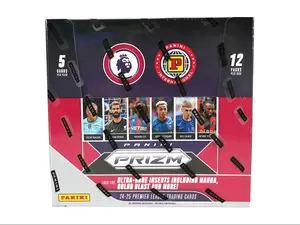 1 (ONE) 2024/25 Panini Prizm Premier League EPL Soccer International Hobby Box