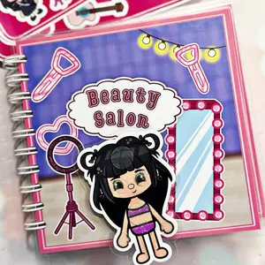 TocaLife Beauty Salon - Montessori Busy Book for Early Learning and Educational Activities