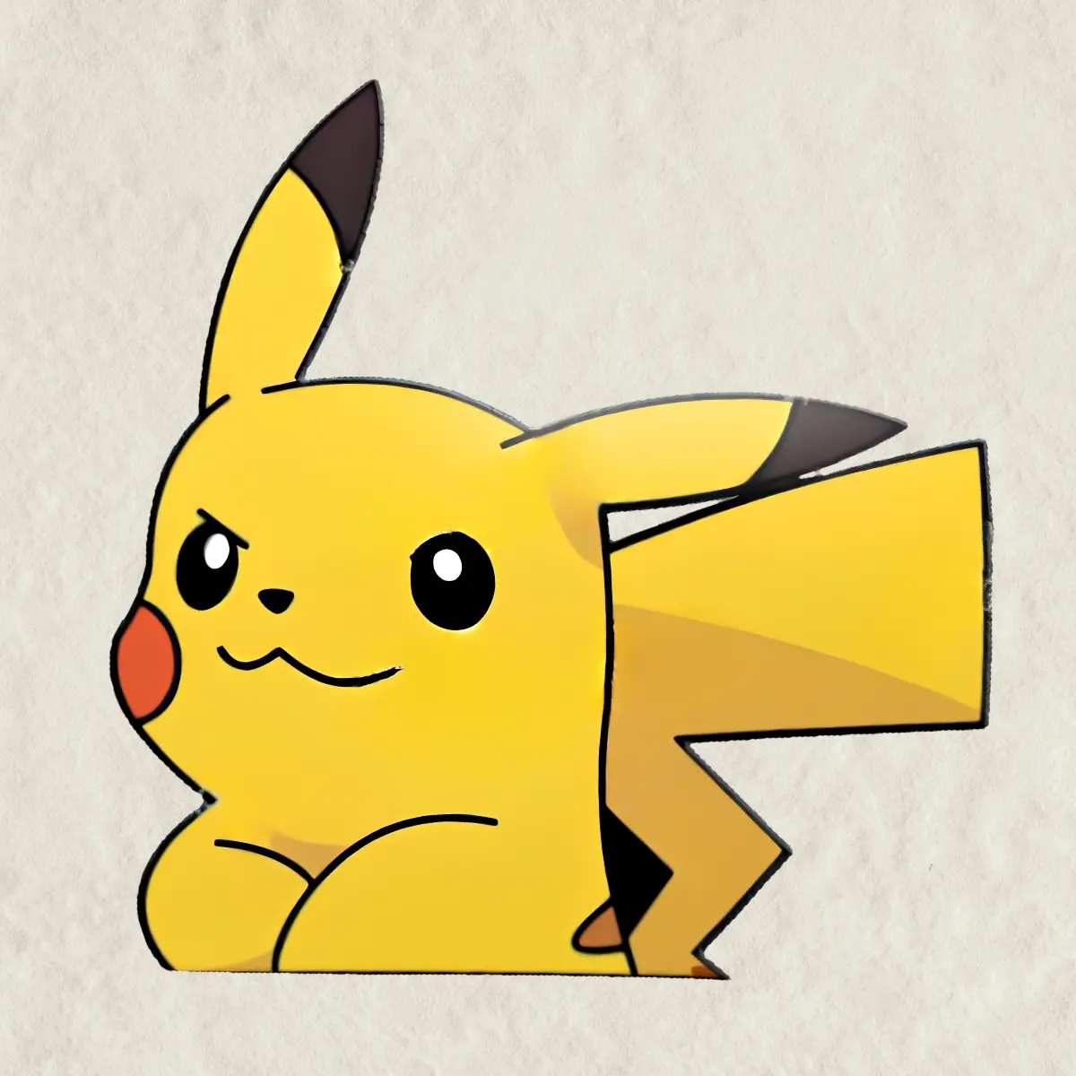 Pikachu Cute Poke Peeker Sticker, Cute Anime Sticker, Waterproof Vinyl Decal for Laptop, Water Bottle, Car, Gamer Gift