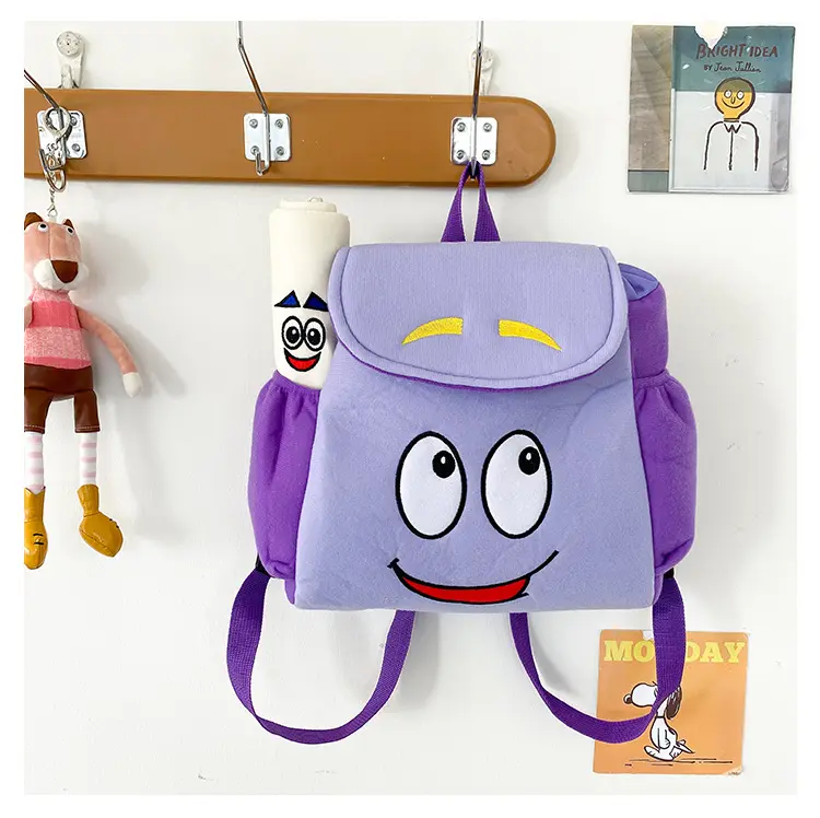 Animation – Dora the Explorer – Backpack – Dora Map – Small Backpack – School Bag for Elementary School, Middle School, High School, and University