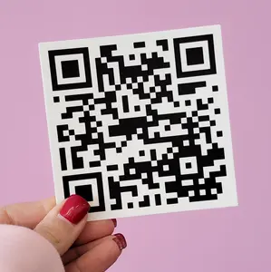 Funny QR Code "F YOU" Sticker