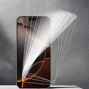 4 Pack Apple Phone Screen Protector, Full HD Transparent Tempered Glass, Anti-Scratch & Fingerprint Resistant, Perfect Gift for Family & Friends, Tempered Screen Film