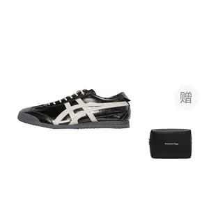 Onitsuka Tiger MEXICO 66 SD Low-Top Sneakers with Metallic Finish for Men and Women Trending Shoes, House White Official Shoes to Get / Maison Mihara