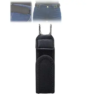 Buckle-Less Belt Hooks Tactical Metal Hook Elastic Belt, Adjustable Strap Belt, Durable and Flexible Design for Comfortable Wear, Ideal for Outdoor and Tactical Activities