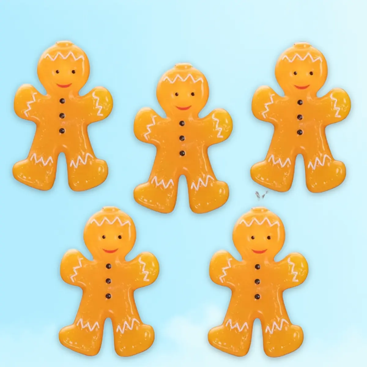 Northlight LED Gingerbread Men Christmas String Lights - 4' Clear Wire - 10ct