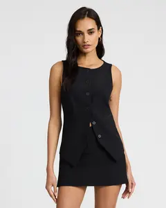 Express Editor Studio Stretch Twill Super High Waisted Mini Skort