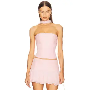 LOBA Aria Corset in Light Pink