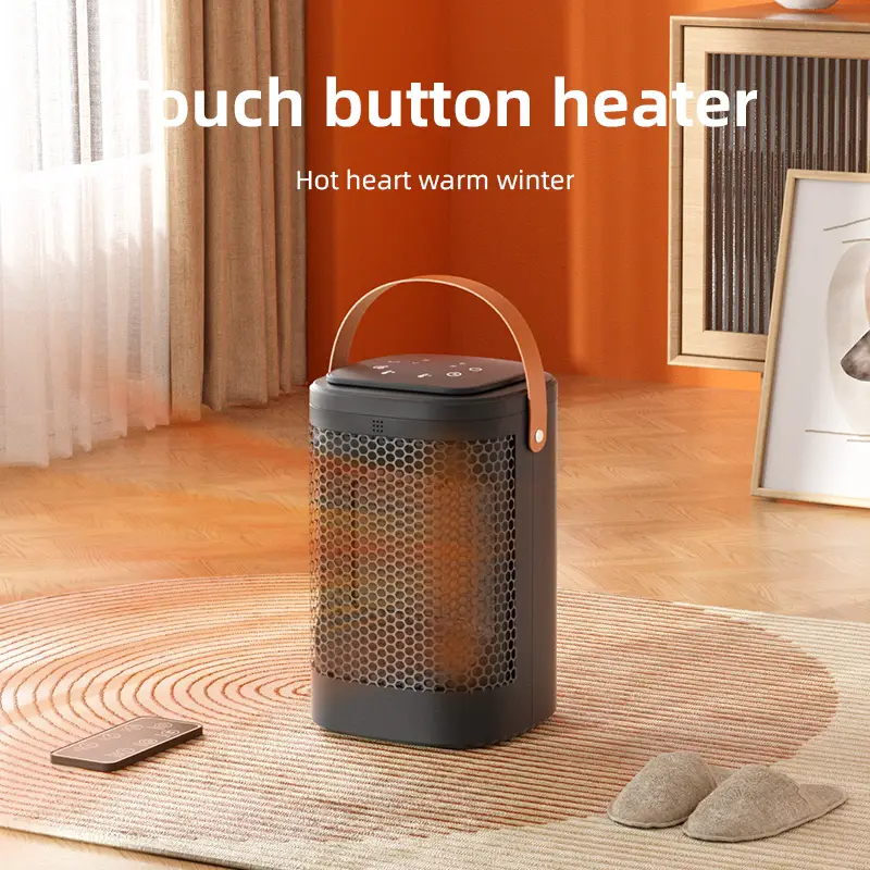 Electric heating indoor heater, 3-speed temperature control portable heater, remote control 12 hours timing, office home upgrade small heater, 1500W P