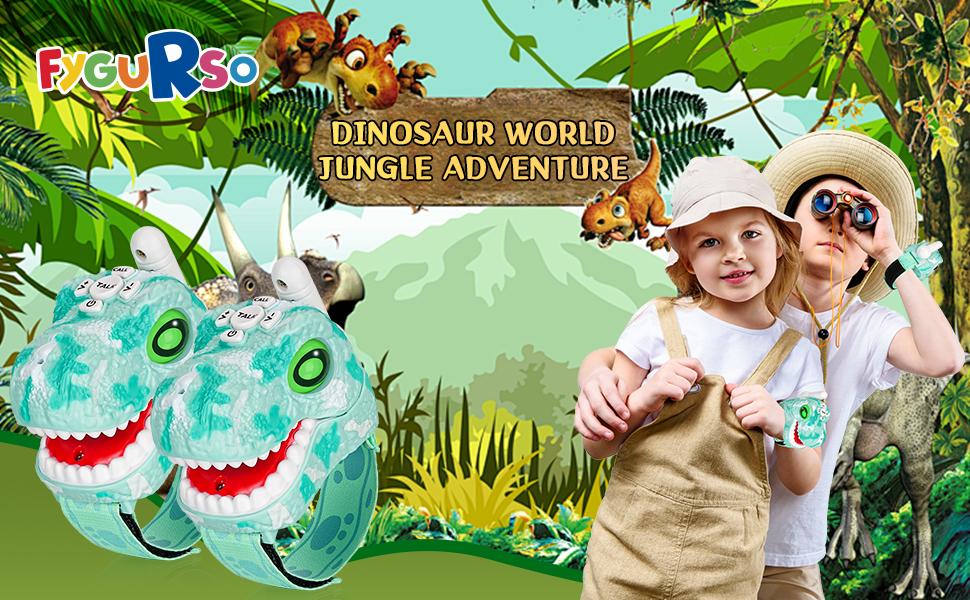 Fygurso Dinosaur Walkie Talkies for Kids 3280 Ft 3 Channel Two-Way Walkie Talkies Dinosaur & Spider A set of two Fygurso Dinosaur Walkie Talkies for Kids 3280 Ft 3 Channel Two-Way Walkie Talkies Dinosaur & Spider A set of two