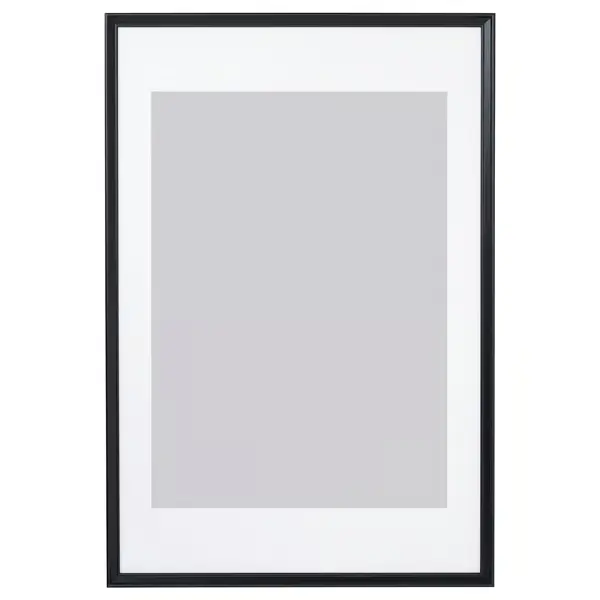 Frame, black, 24x35 ¾ "Picture frames, poster frames, wall-mountable horizontally or vertically - slide-in frame strips, scratch-resistant wall gallery frames.