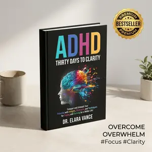 Adult ADHD Planner Work Notebook Mental Health Habit Tracker Productivity Diary