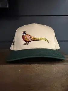 The Rooster Hat - Bold Fire Color Combo Design for Upland Fields & Hunting Enthusiasts Elevates Your Style