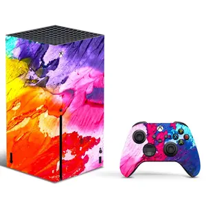 Vinyl Wrap Skin Rainbow Compatible with X-Box Series X +2 Controller Skins
