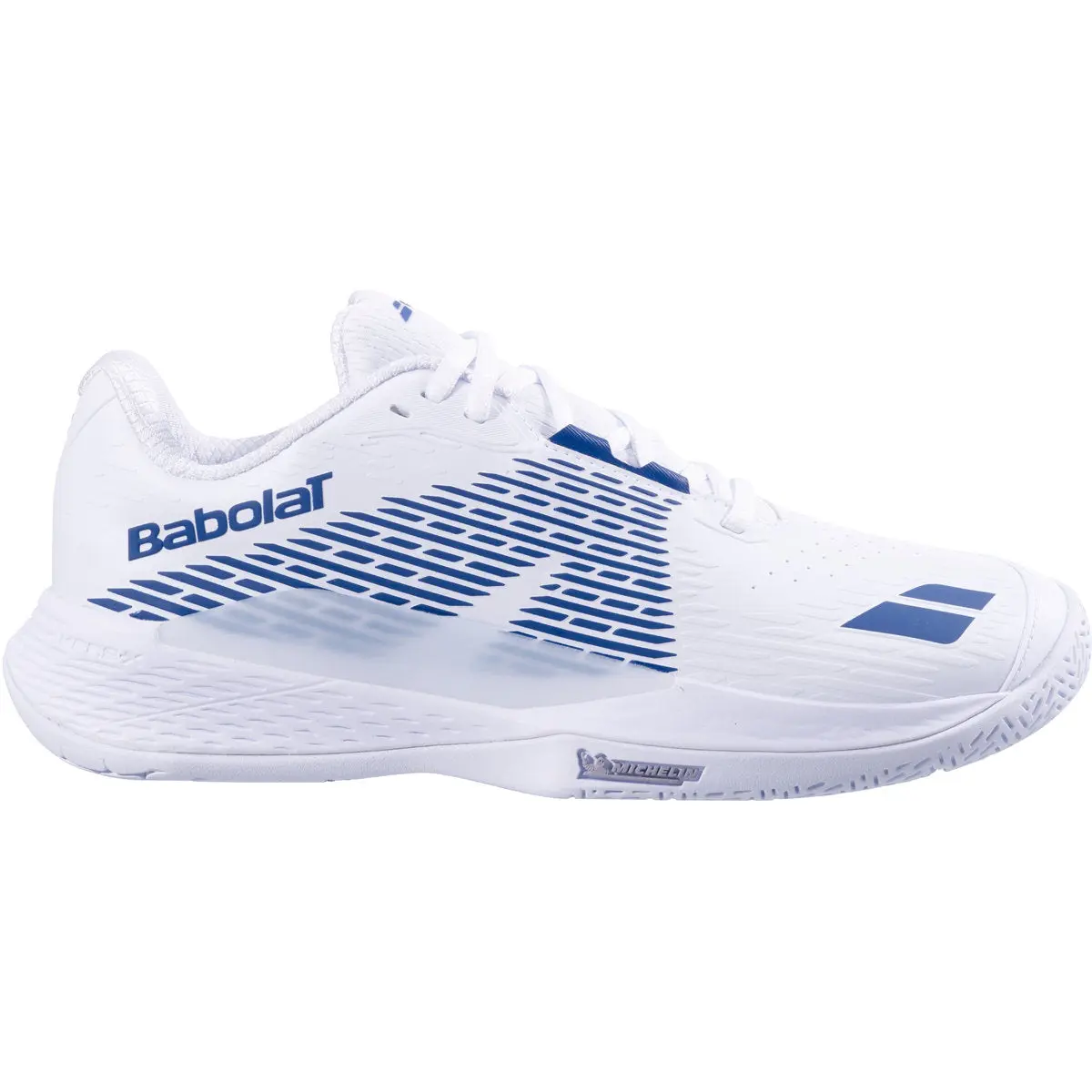 Babolat Men's Propulse Storm All Court Tennis Shoes (White/Dark Blue)