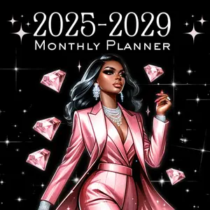 Black Girl Planner 2025-2029: With Sassy and Sweary Quotes | Schedule Organizer
