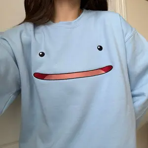 Embroidered Blue Ditto Character Sweatshirt