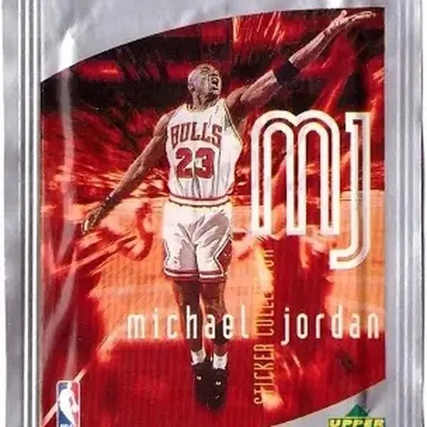 MICHAEL JORDAN 1998 Upper Deck STICKER PACK 6 stickers, Single Pack Listing