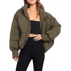 Women’s Winter Cropped Puffer Jacket Coat Short Warm Quilted Jacket 2025 Women’s Winter Cropped Puffer Jacket Coat Short Warm Quilted Jacket 2025