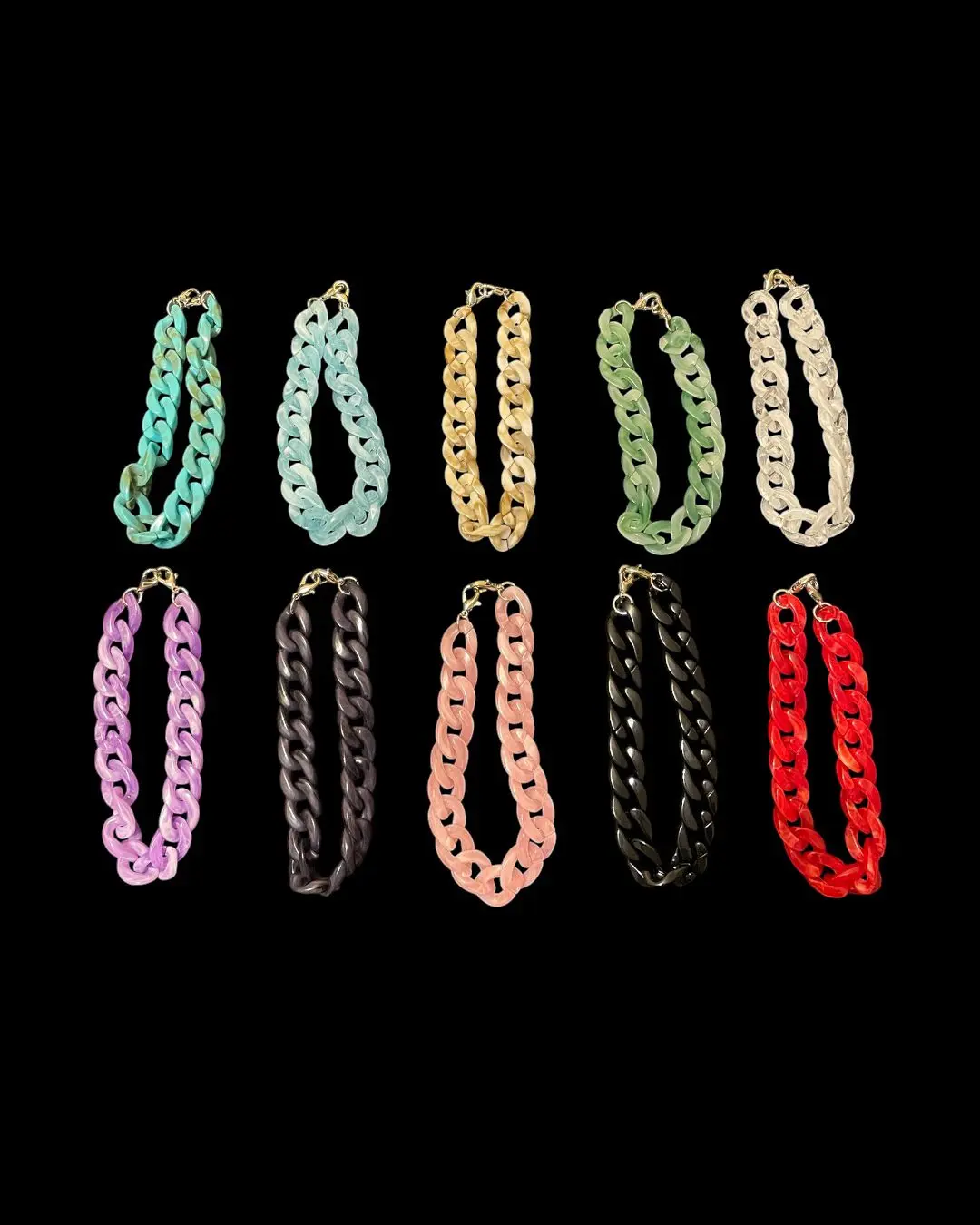 Trucker Hat Chains Chunky Acrylic,Trucker Hat Chains, Hat Chains, Cap Chains, Hat Accessories,