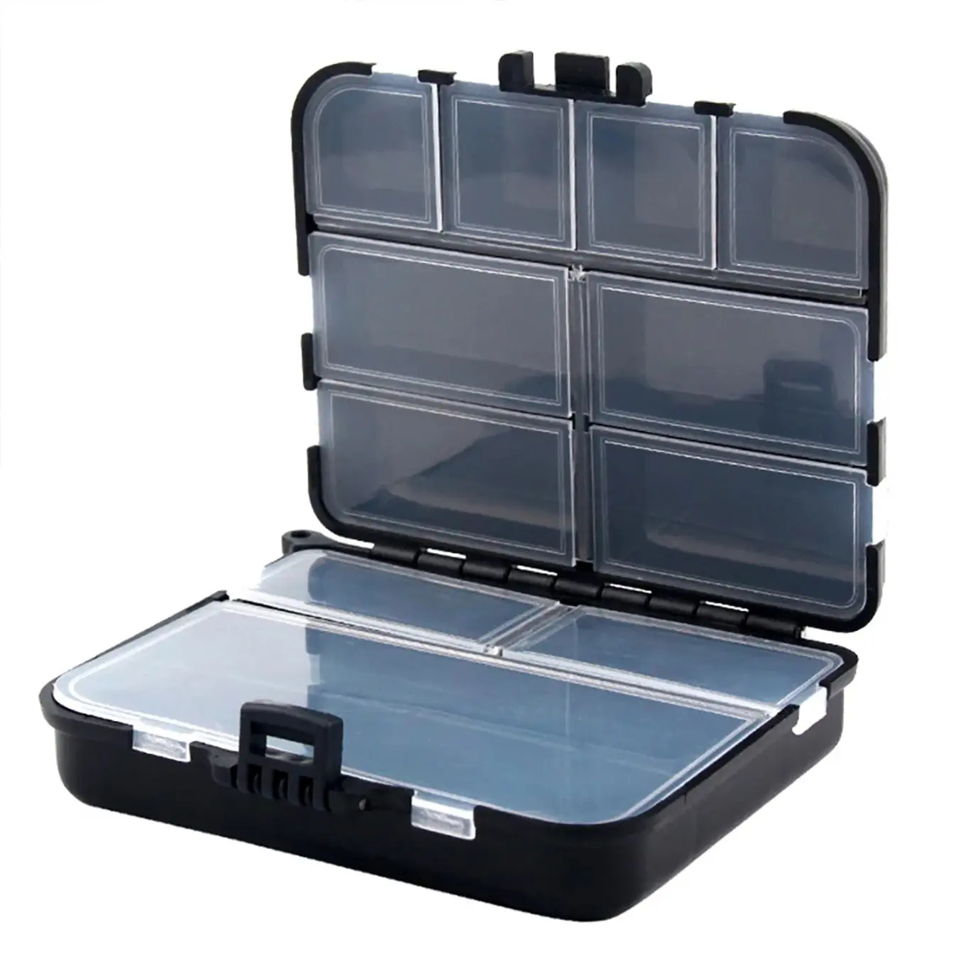 Portable Fishing Tackle Box, Sport Fishing Accessory, 2 Layer Fishing Lure Storage Box, Fishing Accessories Organizer, Fishing Gear Storage Box, Fishing Boxes
