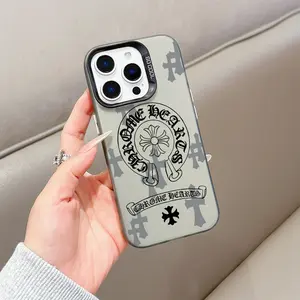 Luxury-H-Hearts-Fashion-C-Chromes Phone Case Suitable for iPhone 17 16e 16 15 14 13 12 11 Mini Pro Max Air X XR XSMAX 8 7 Plus Anti Fall Matte Back Cover