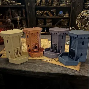 Dnd Prison Dice Tower, Dice Storage Display Piece, Suitable for Dungeons & Dragons Tabletop Games, Board Game Enthusiasts, Ages 14+