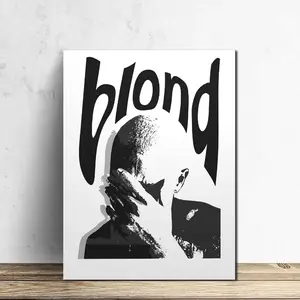 1pc/ Set Singer Wall Painting Black And White Poster, Music Album Cover Poster, Music Painting Wall Painting, Canvas Poster, Bedroom Decoration Poster, Wall Decoration Music Album Art, Music Fan Gifts