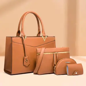 2026 New Fashion Women's Bag Set, Large Capacity 4-in-1 Mommy and Me Bag, Handbag Crossbody Bag Combo, Ideal Gift for Mom and Girlfriend